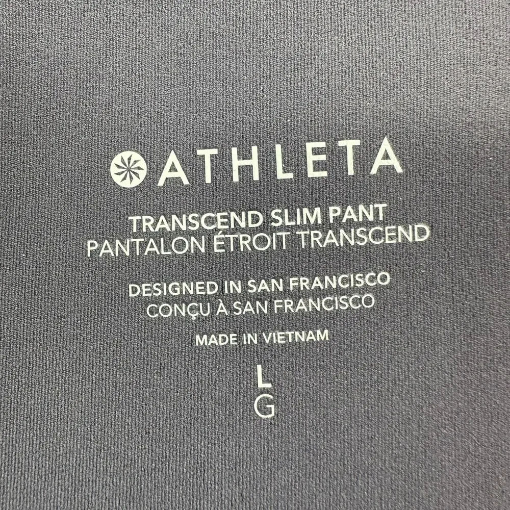 Athleta Pants Womens Large Purple Transcend Slim Yoga Bootcut Pilates Athleisure